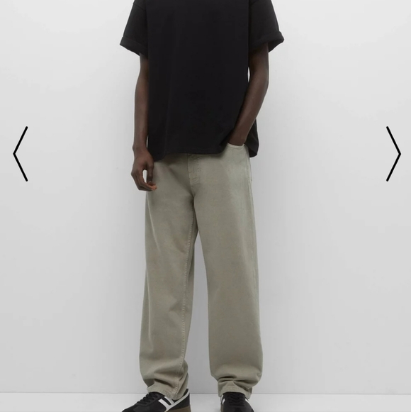 Pull&Bear Other - Pull&Bear | Baggy Fit Loose Khaki Taupe Jeans| Sz. 31| Normcore, Grunge